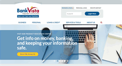 Desktop Screenshot of bankvista.com